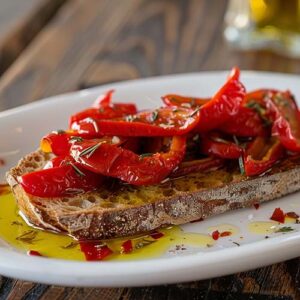 Spanish Roasted Piquillo Peppers
